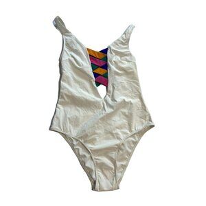 Valimare St Martin Bandage One-Piece Swimsuit in White